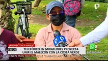 Miraflores: Construcción de teleférico proyecta unir el malecón con la Costa Verde