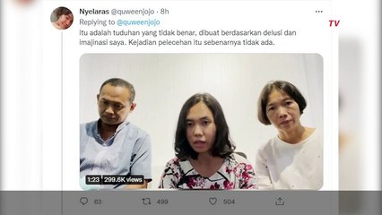Quweenjojo Cabut Tuduhan Pelecehan Seksual Gofar Hilman
