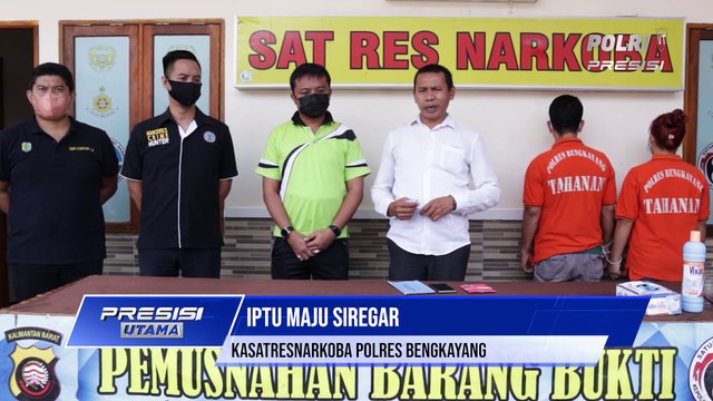 Reserse Narkoba Polres Bengkayang Kembali Musnahkan 10 gram Narkotika Jenis Sabu