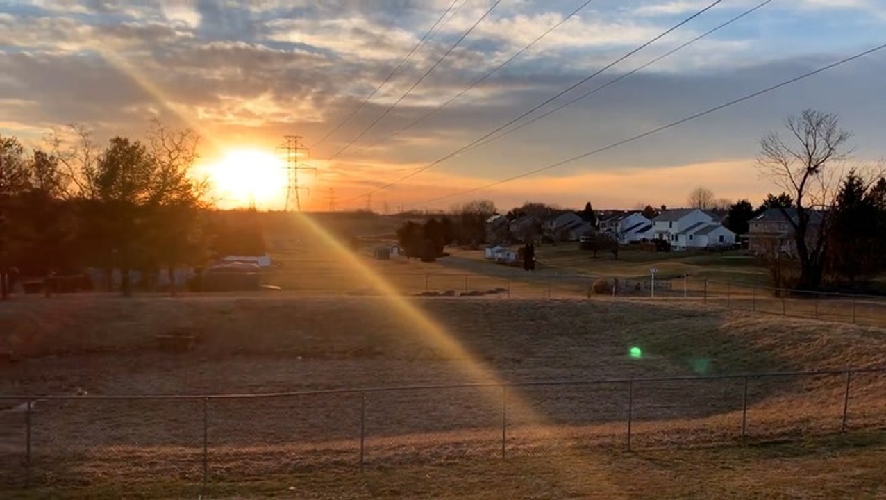 Sunrises and sunsets welcome the coming weekend