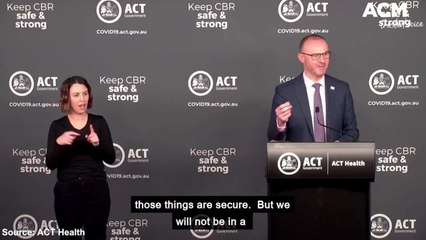 Download Video: Vaccine passports are not worth it in the ACT - Andrew Barr COVID-19 Press Conference | September 8, 2021, Canberra Times