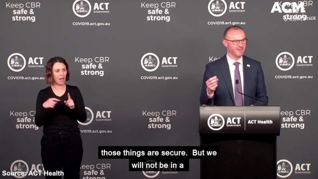 Vaccine passports are not worth it in the ACT - Andrew Barr COVID-19 Press Conference | September 8, 2021, Canberra Times