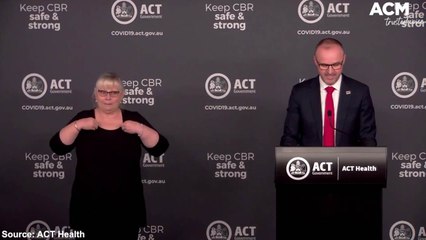 下载视频: ACT cases expected to rise when lockdown ends on Friday - Andrew Barr COVID-19 Press Conference | October 12, 2021 | Canberra Times