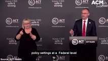 'There are going to be skill shortages' in the ACT - Andrew Barr COVID-19 Press Conference | November 9, 2021 | Canberra Times