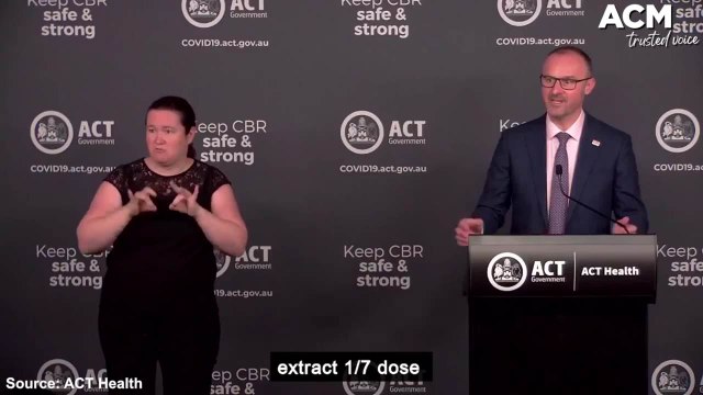 The ACT will get very close to 100 per cent vaccination - Andrew Barr COVID-19 Press Conference | September 29, 2021 | Canberra Times