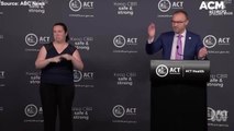 Andrew Barr slams Sky News journalist in COVID-19 Press Conference | September 15, 2021, Canberra Times