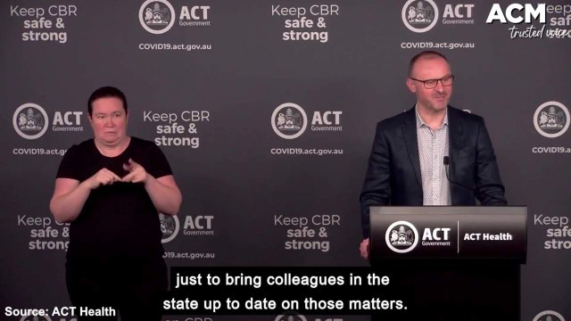 Barr jokes about John Barilaro's resignation - Andrew Barr COVID-19 Press Conference | October 4, 2021 | Canberra Times