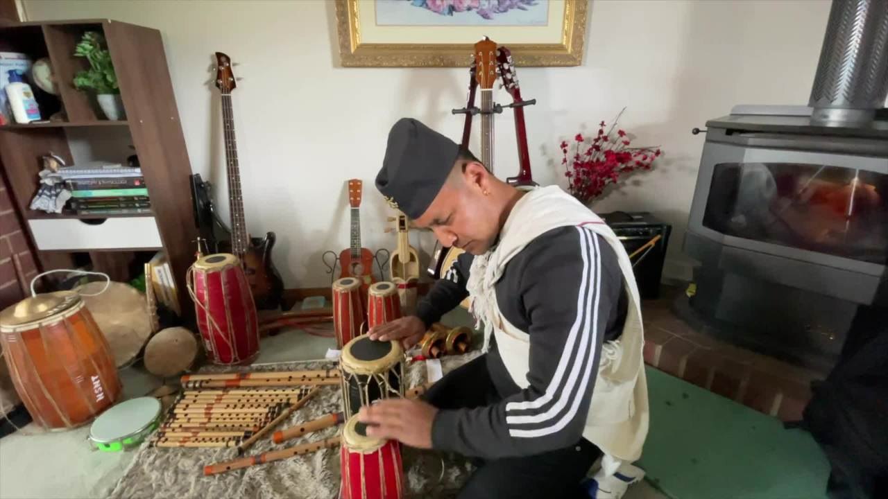 Newnham man Mitra Gurung plays traditional Nepalese instruments - OCTOBER 2021 - THE EXAMINER