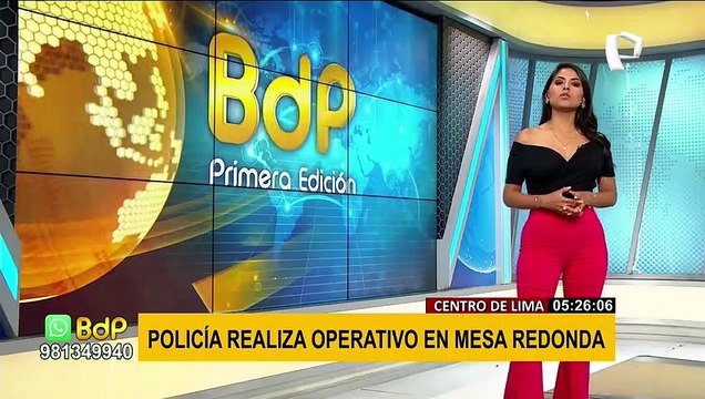 Policías y fiscales intervienen varios stands del centro comercial Mesa Redonda