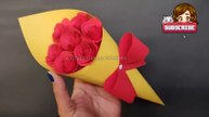 DIY Paper Flower Bouquet - Wonderful Gift ideas
