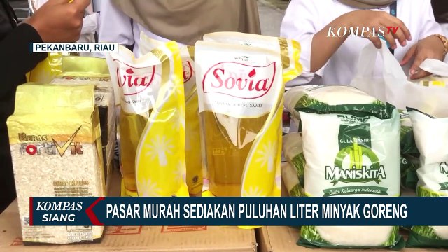 Bulog Wilayah Riau dan Kepri Gelar Pasar Murah! Warga Berburu Bahan Pokok