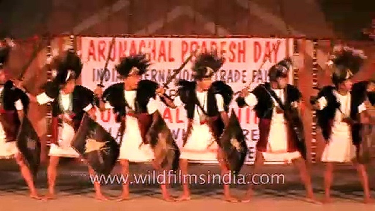 Adi Minyong Tapu war dance from Arunachal Pradesh