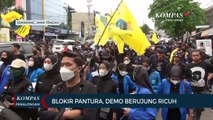 Demo Mahasiswa Sebabkan Kemacetan Jalur Pantura