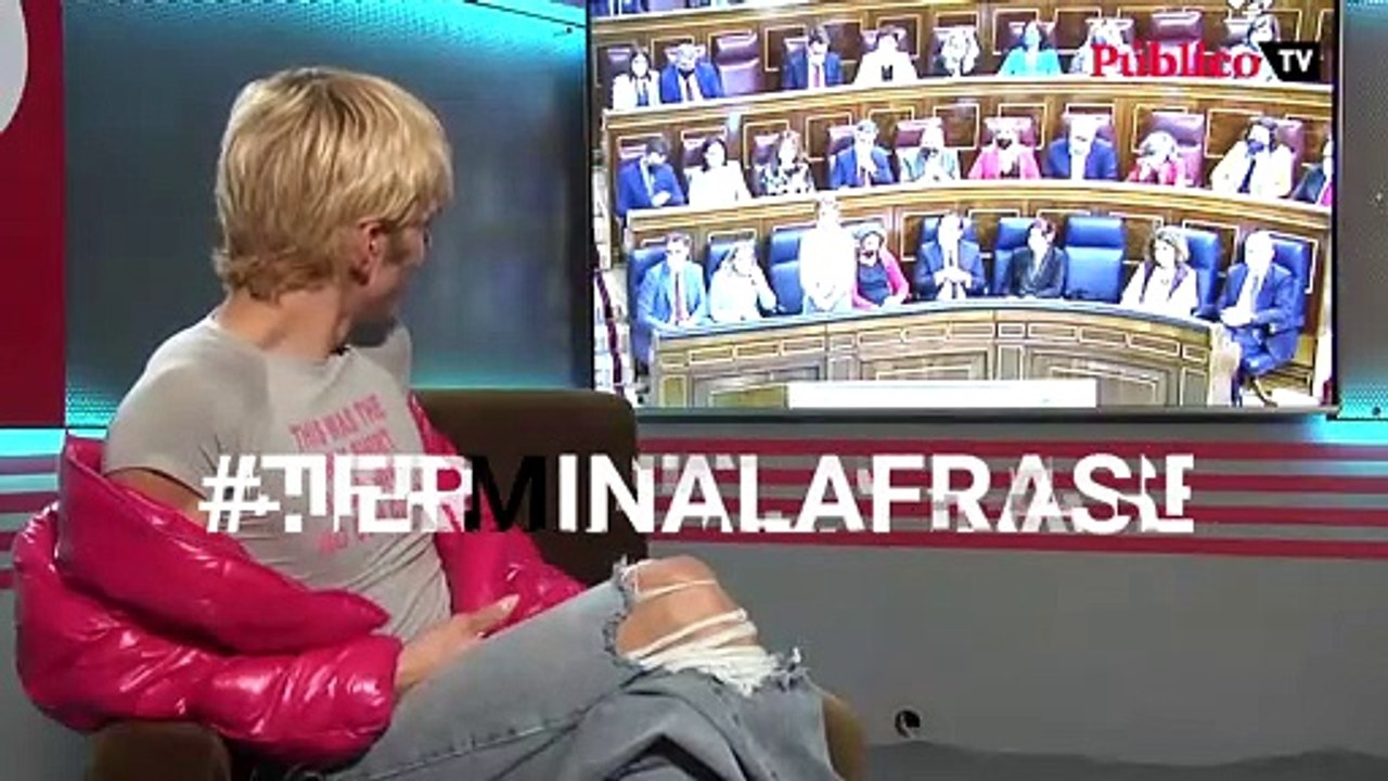 Samantha Hudson completa las frases de algunos políticos