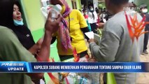 Kapolsek Subang Memberikan Pengarahan Tentang Sampah Daur Ulang