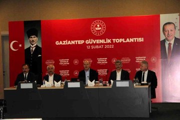 Son dakika haberi... Bakan Soylu Gaziantep'te güvenlik toplantısına katıldı