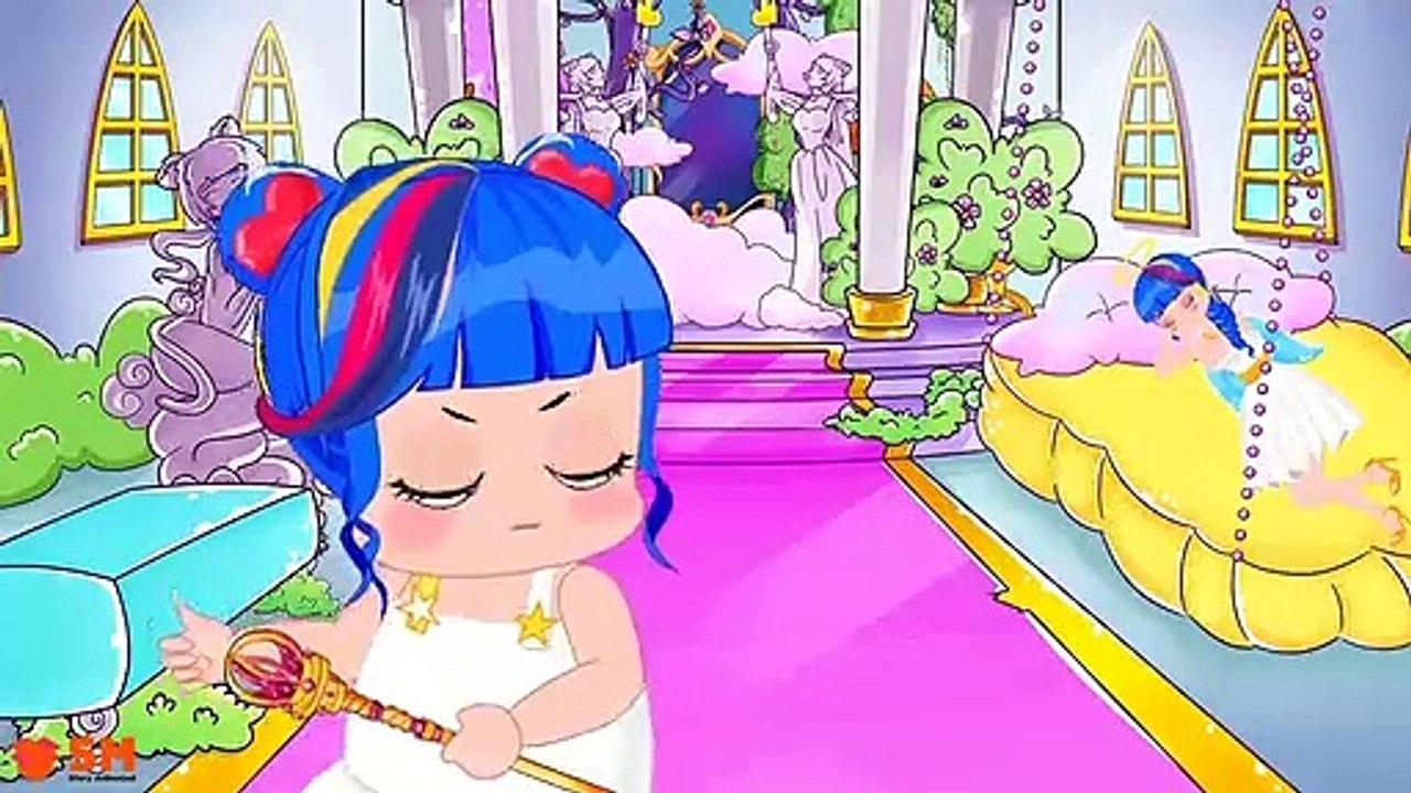 Little Princess Lost Angel Wings Trying Be a Cool Parent