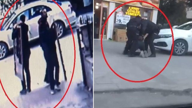 Güpegündüz bahçe kapısını çalarken yakalandılar