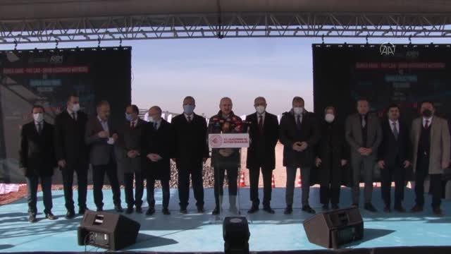 Ulaştırma ve Altyapı Bakanı Karaismailoğlu Bursa'da konuştu