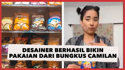 Bikin Takjub! Desainer Ini Berhasil Bikin Pakaian Tradisional India dari Bungkus Camilan