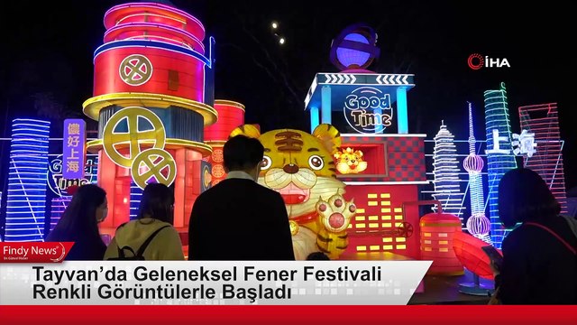 Tayvan’da Geleneksel Fener Festivali Renkli Görüntülerle Başladı