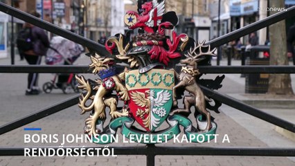 Party-gate: Boris Johnson levelet kapott a rendőrségtől