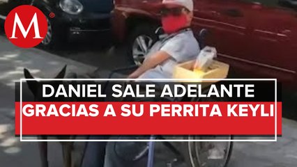 Binomio perfecto, Daniel sale adelante con ayuda de su perrita