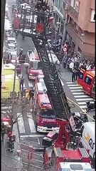 Grave incendio en el Poble-sec