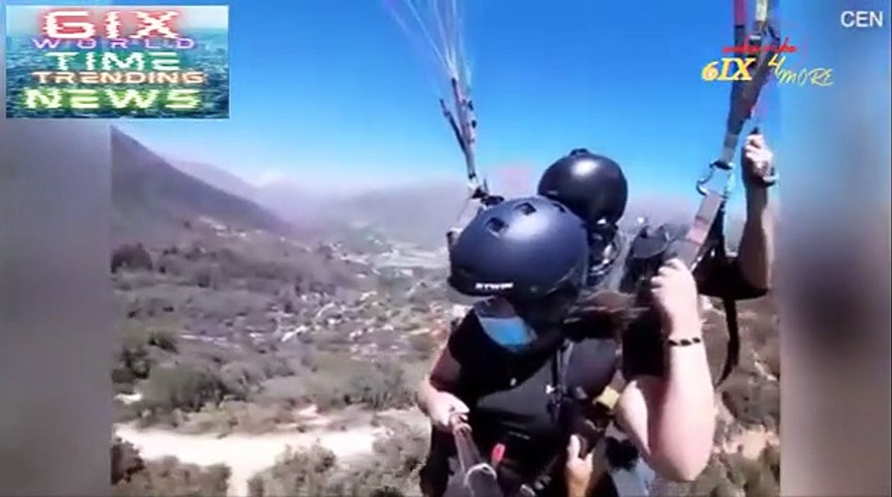 مشهد يوقف القلب.. لحظة سقوط عامل مساعد من مظلة...