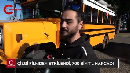 Çizgi filmden etkilendi, 700 bin TL harcadı