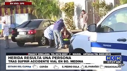 ¡Tres lesionados, deja colisión en el bo. Medina, SPS!