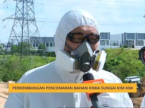 Perkembangan pencemaran bahan kimia Sungai Kim Kim