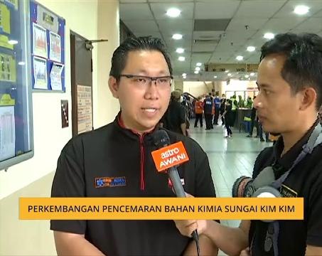 Perkembangan pencemaran bahan kimia Sungai Kim-Kim setakat 12PM