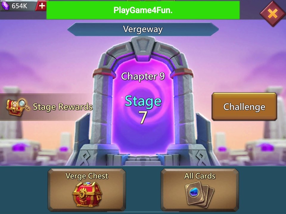 Lords Mobile - Vergeway - Chapter 9 Stage 7
