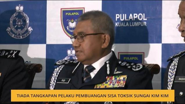 Tiada tangkapan pelaku pembuangan sisa toksik Sungai Kim Kim
