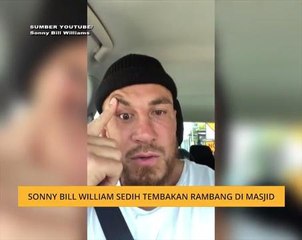 Sonny Bill William sedih tembakan rambang di masjid