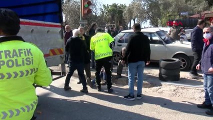 FRENİ BOŞALAN KAMYON 7 ARACA HASAR VERDİ: 3 YARALI