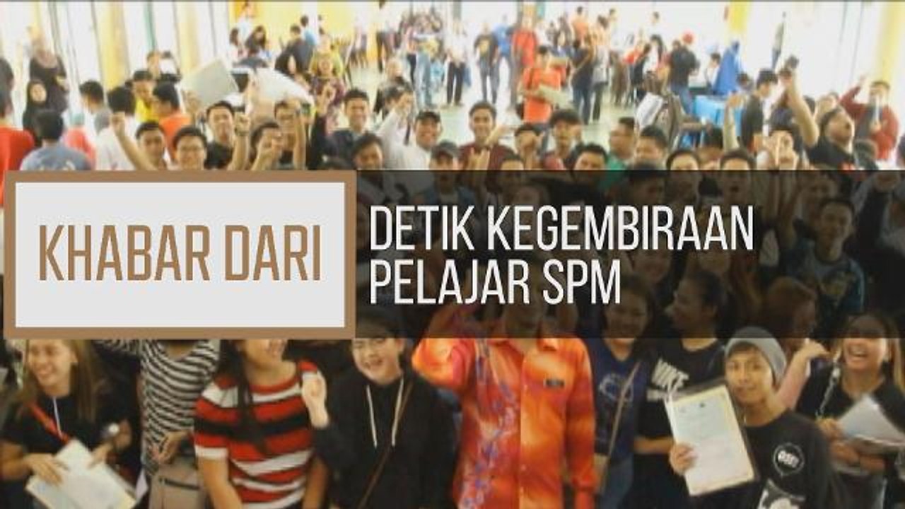 Khabar Dari Sarawak: Detik kegembiraan pelajar SPM