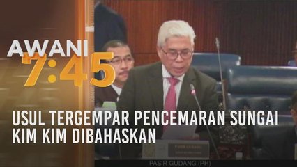 Usul tergempar pencemaran Sungai Kim Kim dibahaskan
