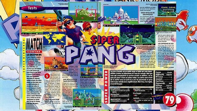 SUPER PANG - Super Nintendo - Une adaptation fidèle de l'arcade ?