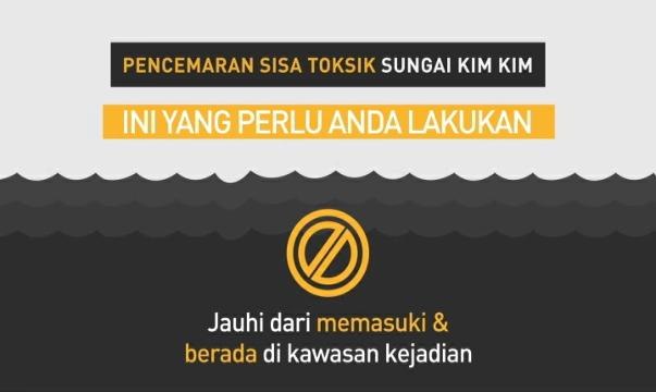 [Infografik] Pencemaran sisa toksik Sungai Kim Kim: Ini yang perlu anda lakukan