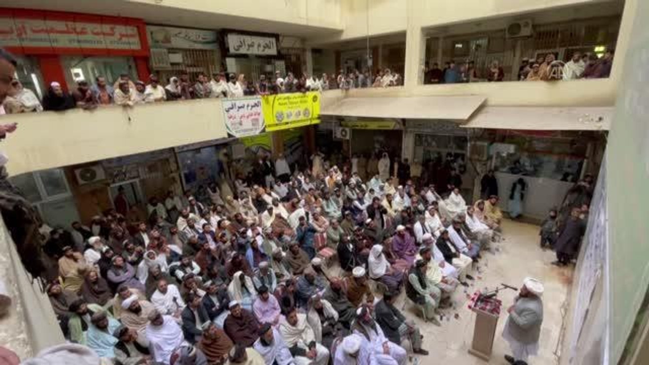 Afganistan'ın Kandahar vilayetinde ABD Başkanı Biden karşıtı gösteri