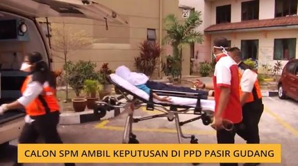 Calon SPM ambil keputusan di PPD Pasir Gudang
