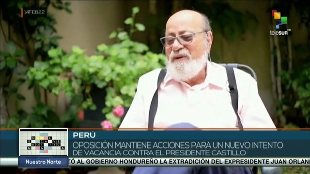 En Clave Mediática 15-02: Derecha de Perú denuncia de traición a la patria a Castillo