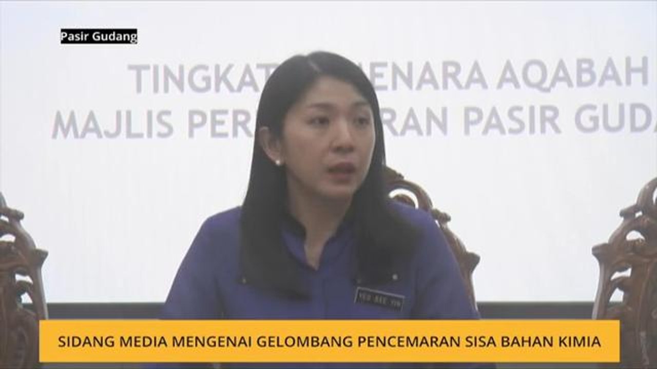 Sidang media mengenai gelombang pencemaran sisa bahan kimia