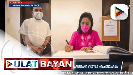 Robredo-Pangilinan, tumulak papuntang Visayas ngayong araw
