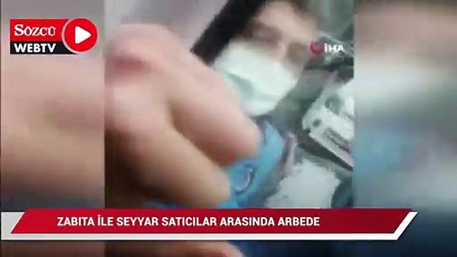 İstanbul'da zabıta ile seyyar satıcılar arasında arbede
