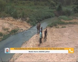 Perkembangan pencemaran Sungai Kim Kim, Pasir Gudang
