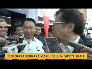 Beberapa perkara masih belum diputuskan