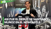 Santiago Muñoz debuta en Europa con el Newcastle